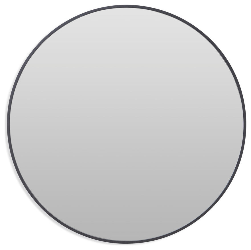 Levigne Wall Mirror Black Metal