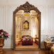 55"x98" Gilded Full Length Floor Mirror, Dark Gold