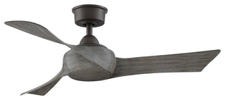 Fanimation Wrap Custom Ceiling Fan Matte Greige/Weathered Wood, 44"