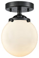 Innovations Lighting 284-1C-Ob-G201-6 1 Light 6" Semi-Flush Mount