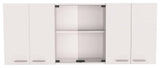 Yuma 59" Wall Cabinet, White