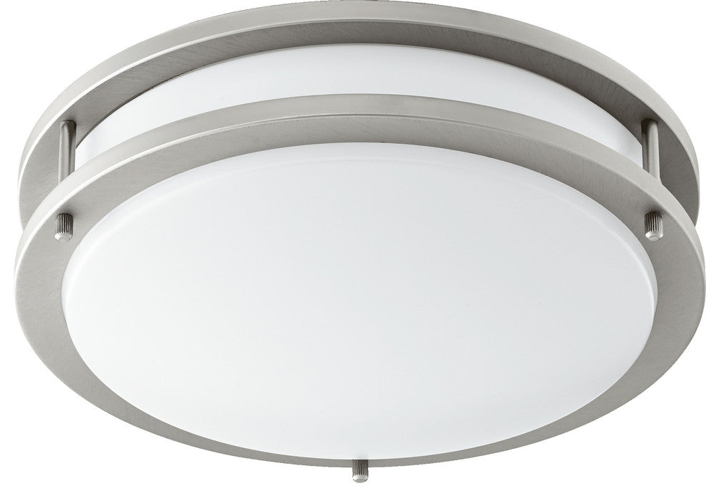 LED 15" Round Contemp Ceiling Mount, Satin Nickel