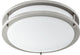 LED 15" Round Contemp Ceiling Mount, Satin Nickel