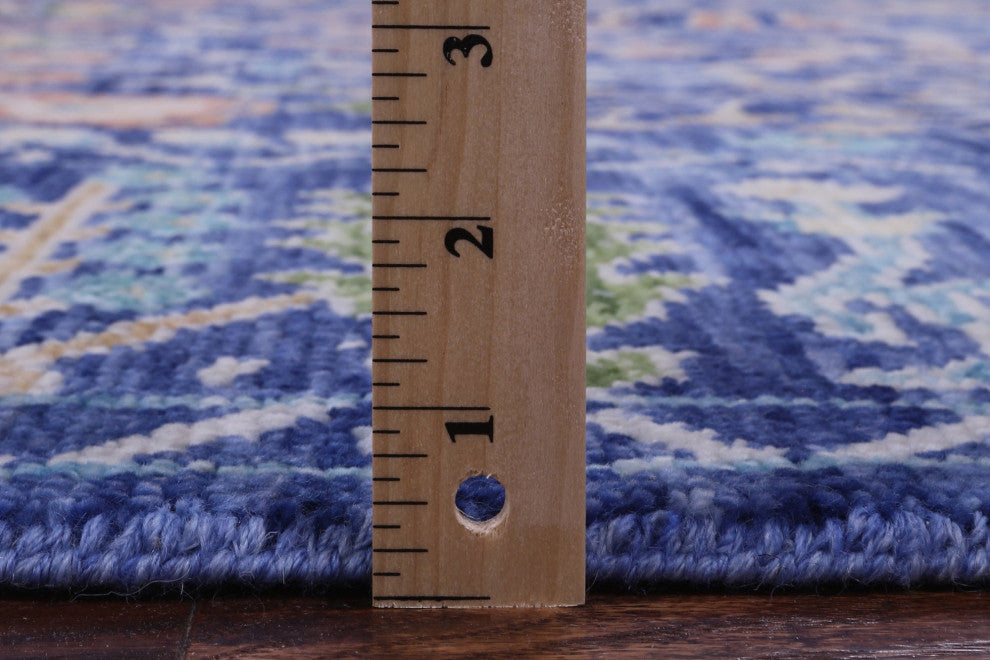 9' 2" X 11' 10" Handmade Turkish Oushak Wool Rug - Q15709