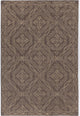 Hailee Hand-Tufted Contemporary Rug, Gray/Gold, Rectangular 7'9x10'6