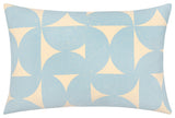 Surya Natur Pillow Shell With Down Insert 13"H X 20"W - Light Blue