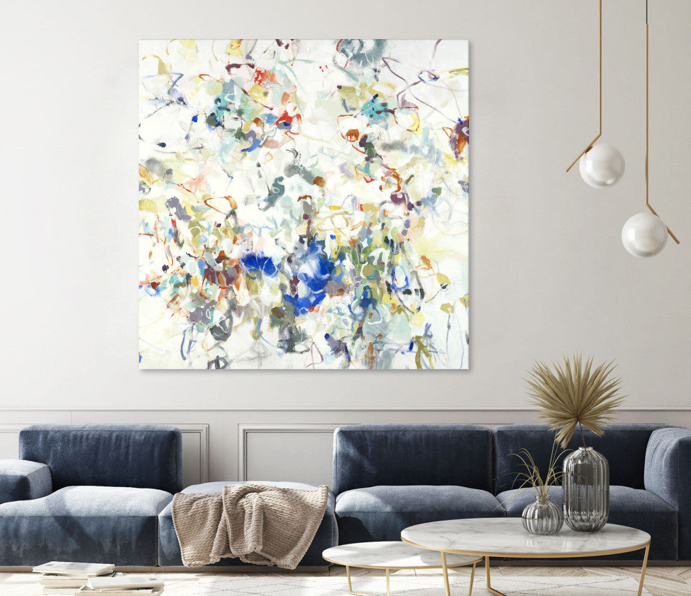 Party Time III - 84 x 84 by Lisa Ridgers