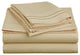 Two Line Embroidery 90Gsm Microfiber Sheet Set, King, Gold