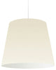 1 Light Oversized Drum Pendant Large Cream Shade
