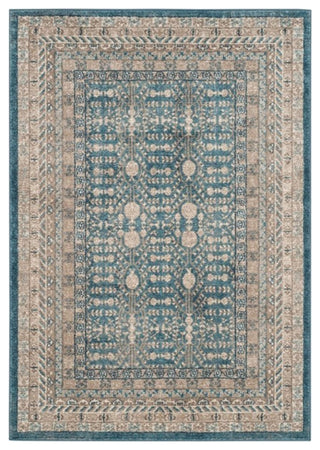 Safavieh Sofia 9' X 12' Power Loomed Rug in Blue and Beige