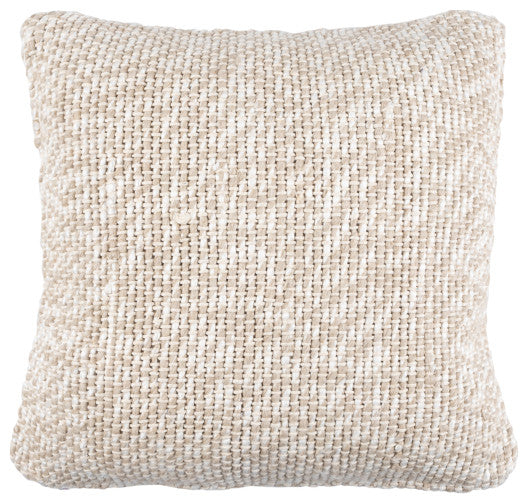 Surya Theresa Cream Pillow Shell With Polyester Insert 22"H X 22"W