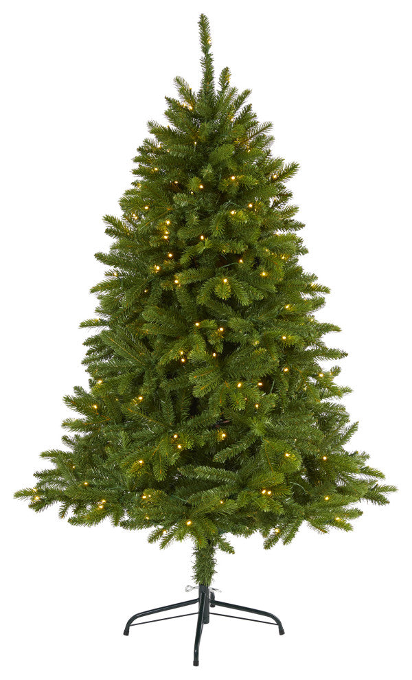 5ï¿½ Sierra Spruce ï¿½Natural Lookï¿½ Christmas Tree with 200 Clear LED Lights