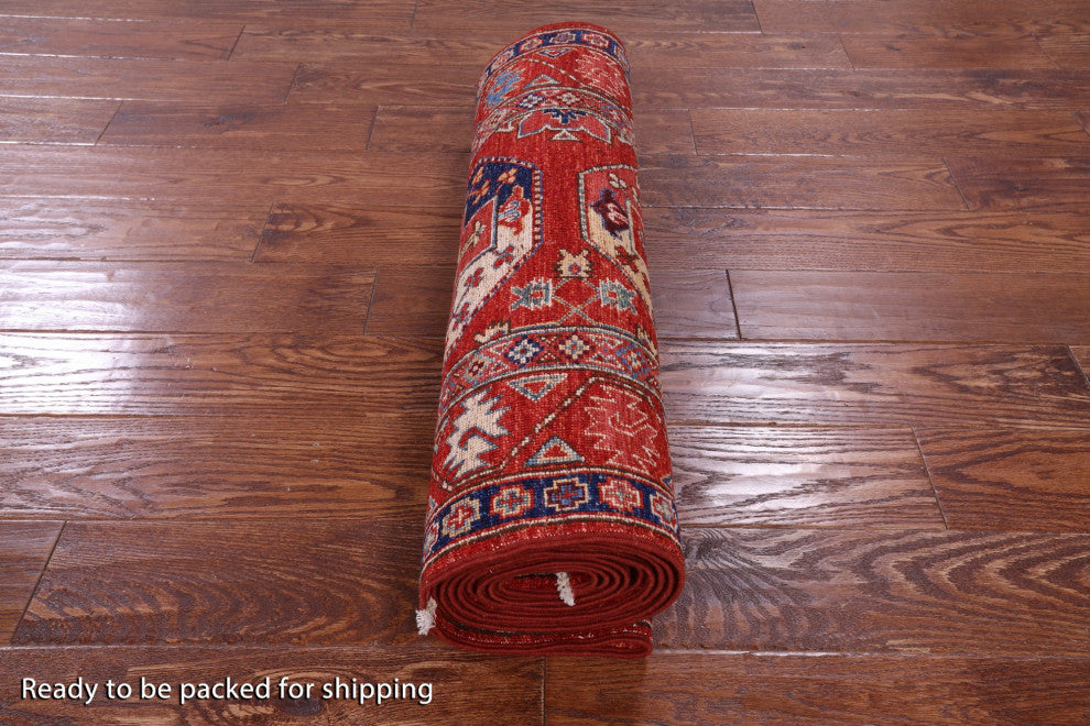 Handmade Bokhara Wool Runner Rug 2' 7" X 12' 5" Q11105