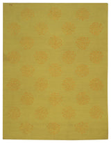 Yellow Contemporary Modern Modern Flat Weave Area Rug