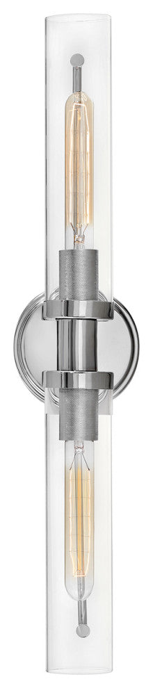 Hinkley Vaughn 25" Two Light Bath Vanity Fixture, Chrome