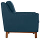 Modern Contemporary Fabric Sofa, Azure, Fabric