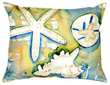 Beach Treasures No Cord Pillow - Set of Two 16x20