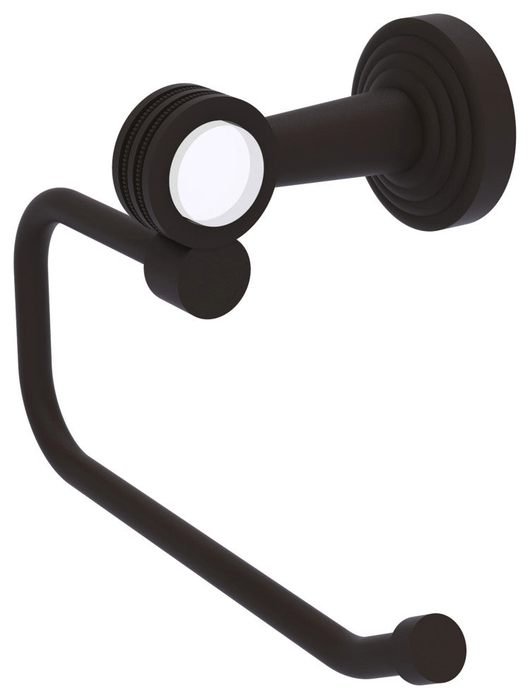 Pacific Beach Euro Style Dotted Accent Toilet Tissue Holder, Oil Rubbed Bronze