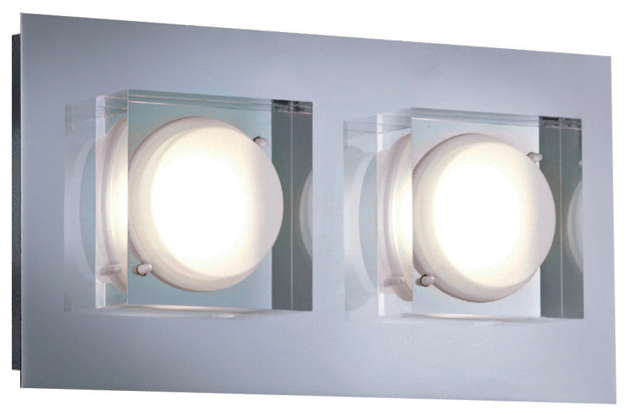 Brooklyn LED Wall Sconce, Chrome