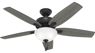 Matte Black 52"Ceiling Fan from the Newsome Collection