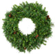 Vickerman A801086 96" Cheyenne Pine Artificial Christmas Wreath Unlit