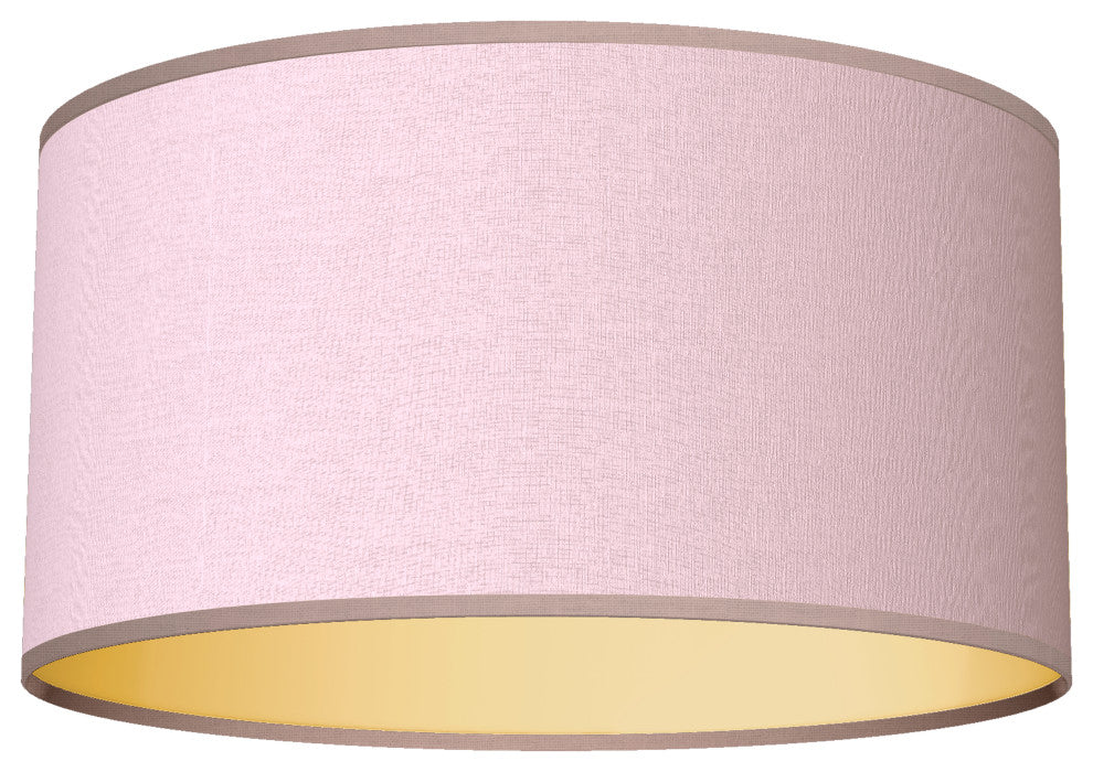 Fantastic Ceiling Fan Shade and Clips Bundle, Baby Pink