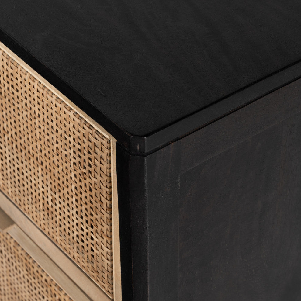Sydney 6 Drawer Dresser-Black Wash