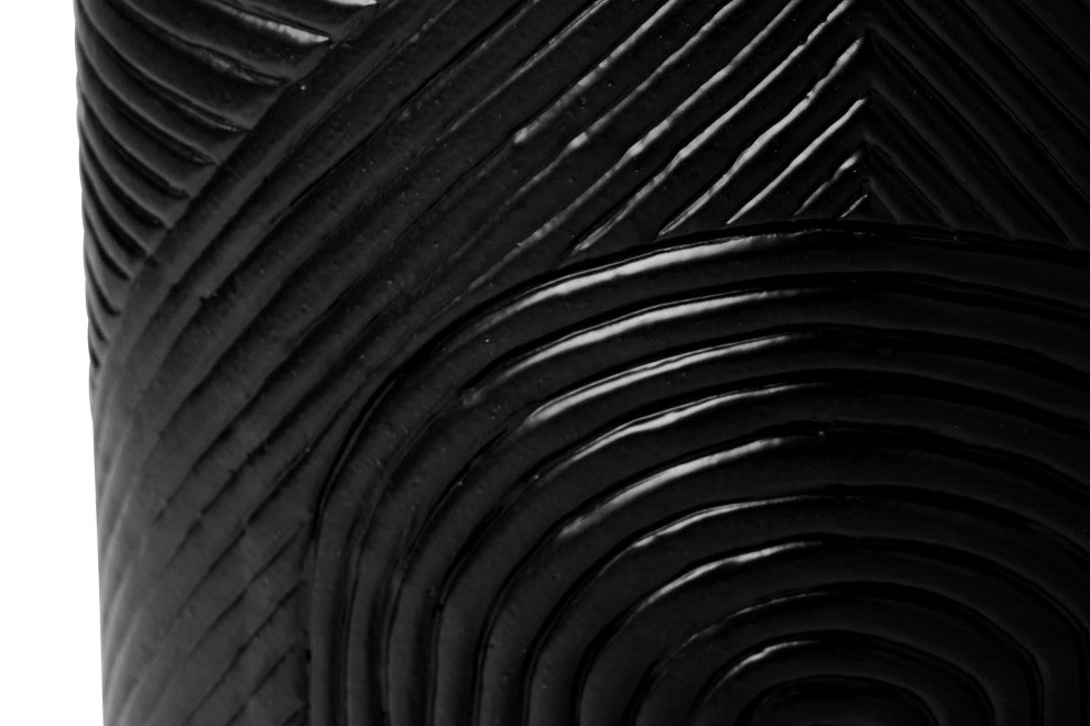 Provenance Serenity Textured Side Table 16", Coal