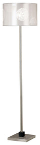 Kenroy 20963BS Floor Lamp, Cordova
