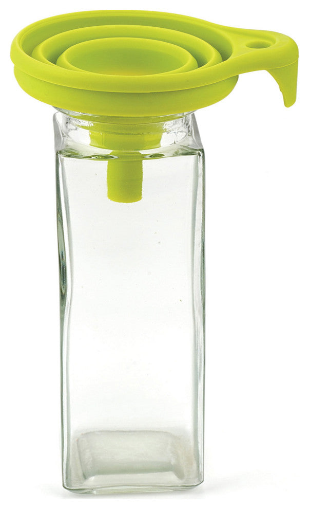 Silicone Funnel - Collapsible - Green