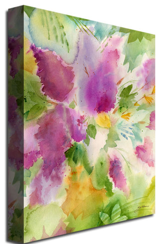 'Lilacs' Canvas Art by Sheila Golden