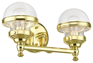 Livex Lighting Polished Brass 2-Light Vanity Sconce