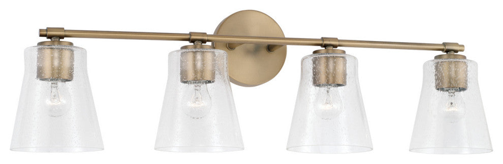 Capital Lighting, 146941AD-533, 32"Wx9.5"H 4-Light Vanity