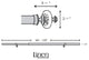 Linen Avenue Grey Stone Cap Single Curtain Rod Set,66-120 Inch,Polished Nickel