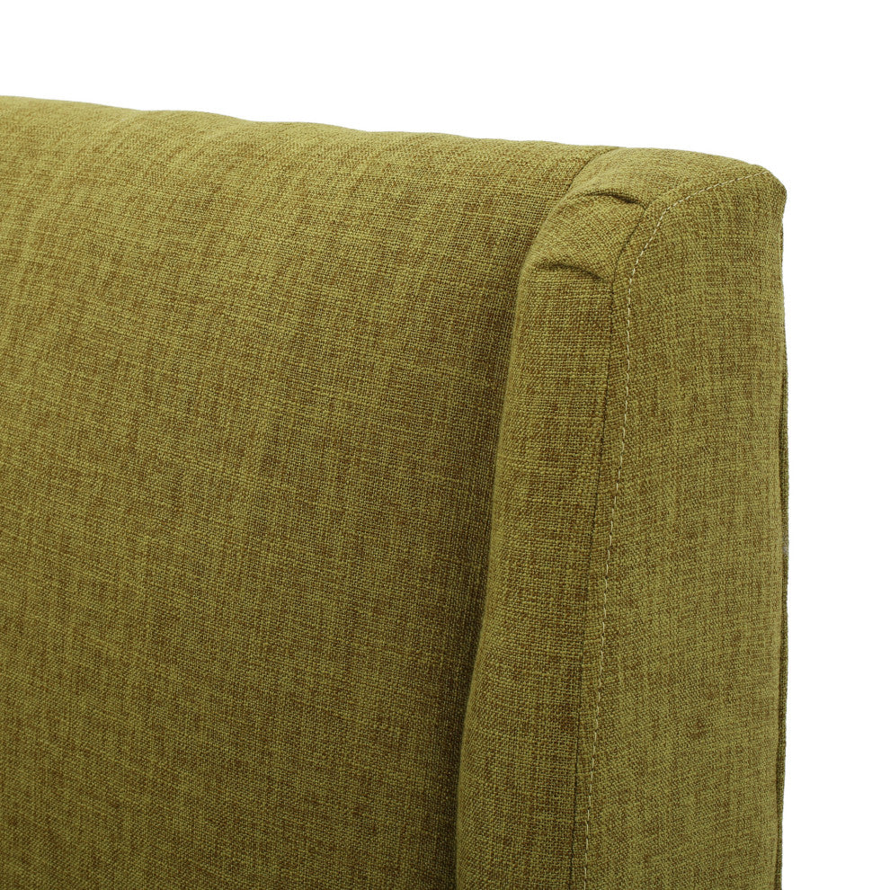 GDF Studio Kronen Mid Century Design Fabric Accent Chair, Green