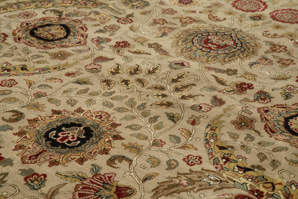 Rug N Carpet - Handmade Oriental 12' 3" x 15' 2" Large Oushak Area Rug