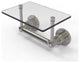 Washington Square 2-Post Toilet Tissue Holder and Glass Shelf, Satin Nickel