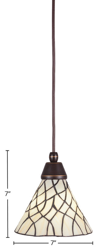 Cord Mini Pendant, Dark Granite/Sandhill Art