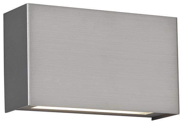 Blok 12" LED Wall Sconce 3500K, Satin Nickel