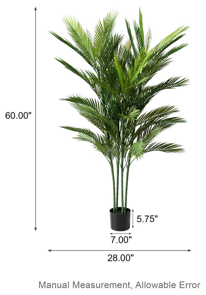 5'' Faux Palm Tree in Pot