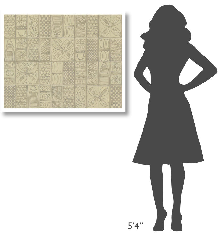 "Patterns of the Amazon II" Digital Paper Print by Kathrine Lovell, 37"x30"