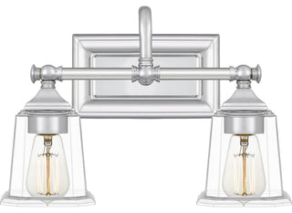 Quoizel NLC8602 Nicholas 2 Light 15"W Bathroom Vanity Light - Polished Chrome