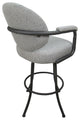 Swivel Counter 26", 30" or Extra Tall 34" Metal Bar Stool M-70, Hemsath Slate - Gray, 30"