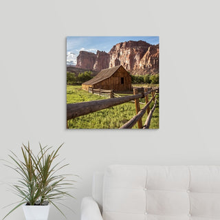 "Gifford Homestead at Capitol Reef National Park" Wrapped Canvas Art Print, 2...