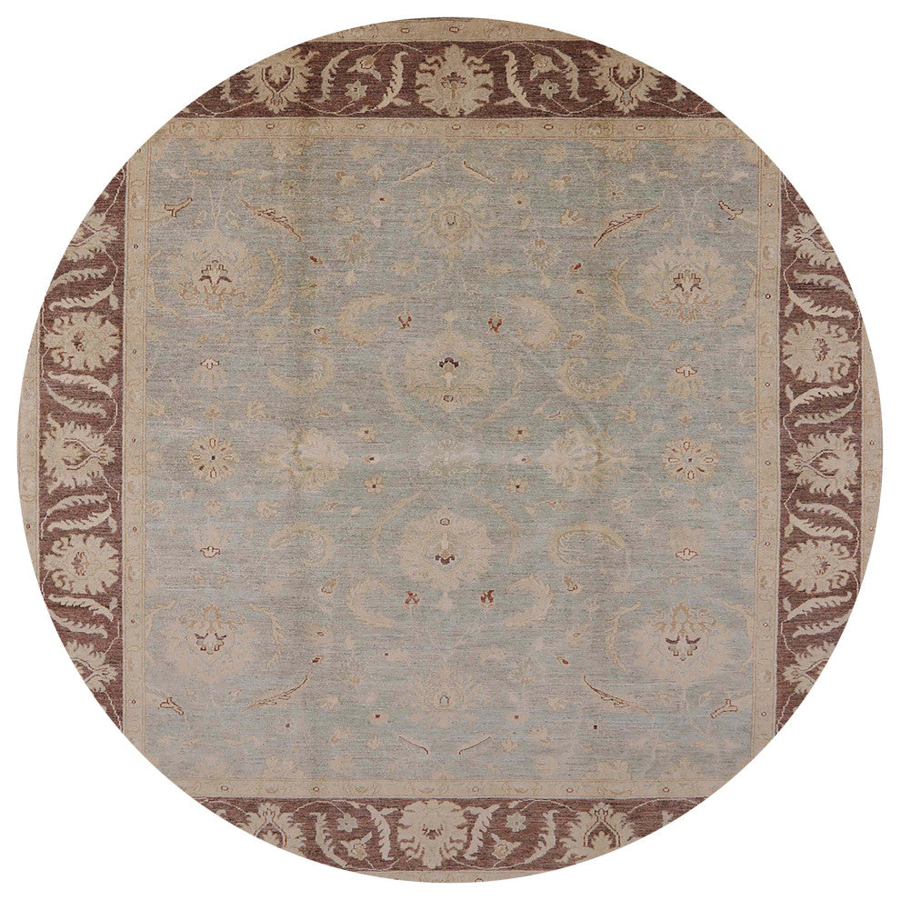 Ahgly Company Indoor Round Mid-Century Modern Area Rugs, 5' Round