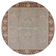 Ahgly Company Indoor Round Mid-Century Modern Area Rugs, 5' Round
