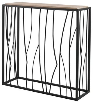 Uttermost Reed Travertine Console table