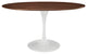Modern Walnut Tulip 60" Oval Walnut Dining Table