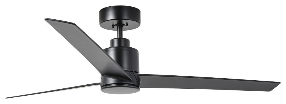 54-inch Industrial Ceiling Fans without Light, Black