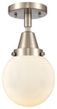 INNOVATIONS LIGHTING 447-1C-SN-G201-6-LED Beacon Flush Mount